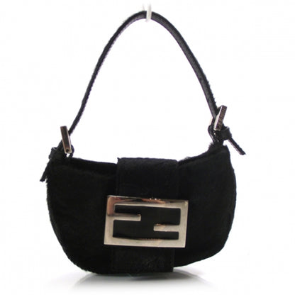 Fendi Calf Hair Baguette Black 1 of 12
