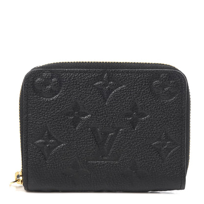 Louis Vuitton Empreinte Zippy Coin Purse Black 1 of 7