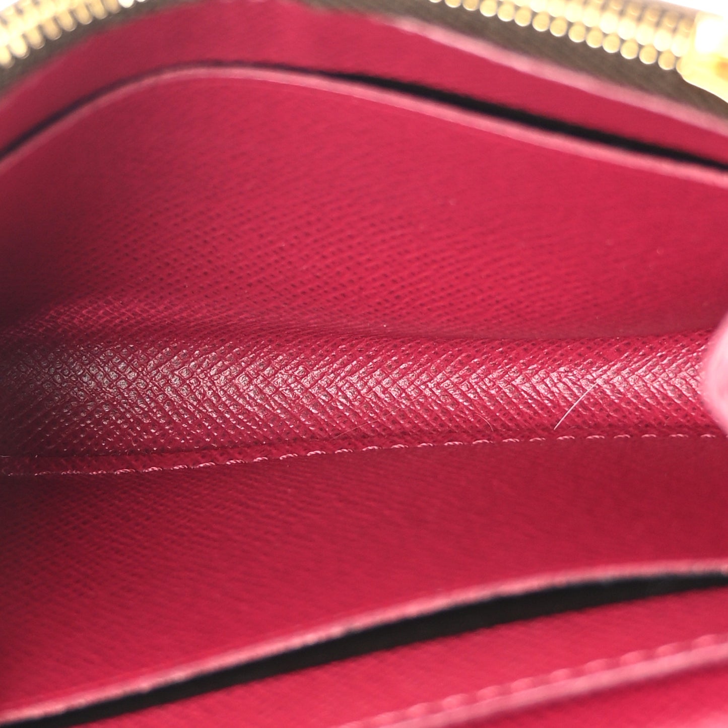 Monogram Rosalie Coin Purse Fuchsia