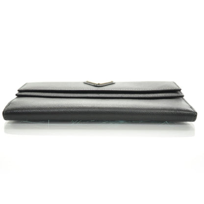 Prada Saffiano Continental Wallet Nero Black 4 of 8
