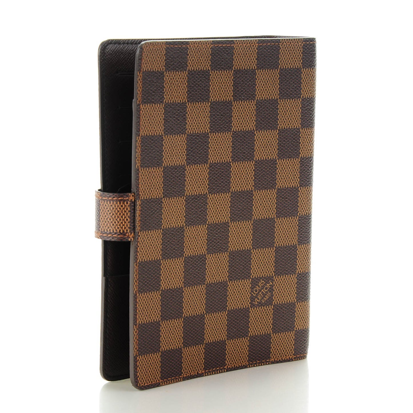 Damier Ebene Medium Ring Agenda Cover