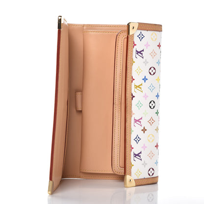 Louis Vuitton Monogram Multicolor Porte Tresor International Wallet White 5 of 9