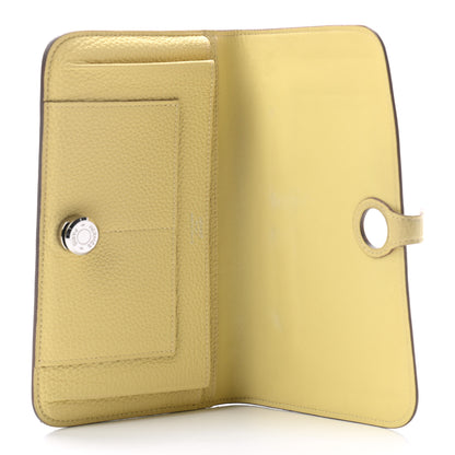 Hermes Togo Dogon Duo Wallet Jaune Poussin 5 of 9