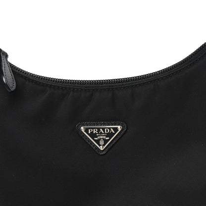 Prada Tessuto Nylon Mini Re-Edition 2000 Bag Black 8 of 10