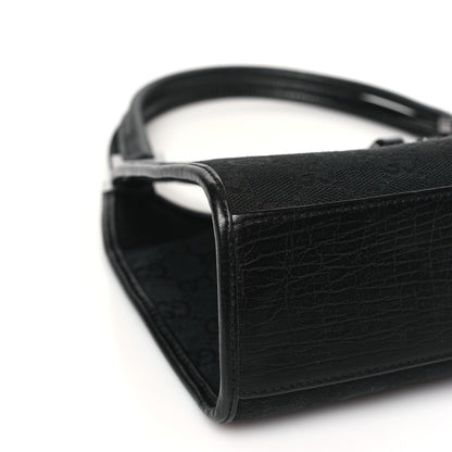 Gucci Monogram Small Bardot Black 9 of 11