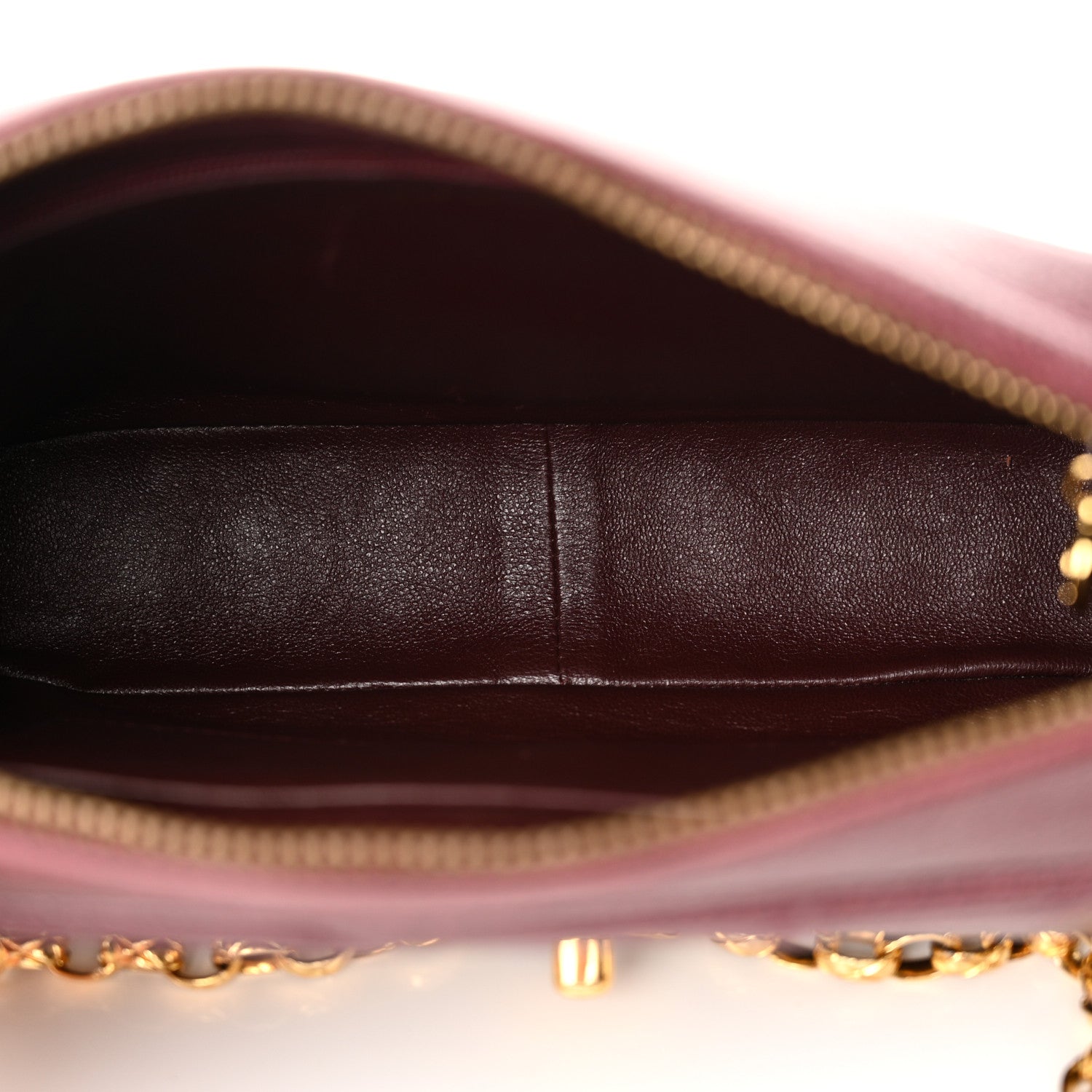 Chanel Caviar Chevron Quilted Tassel Camera Case Burgundy 5 of 13