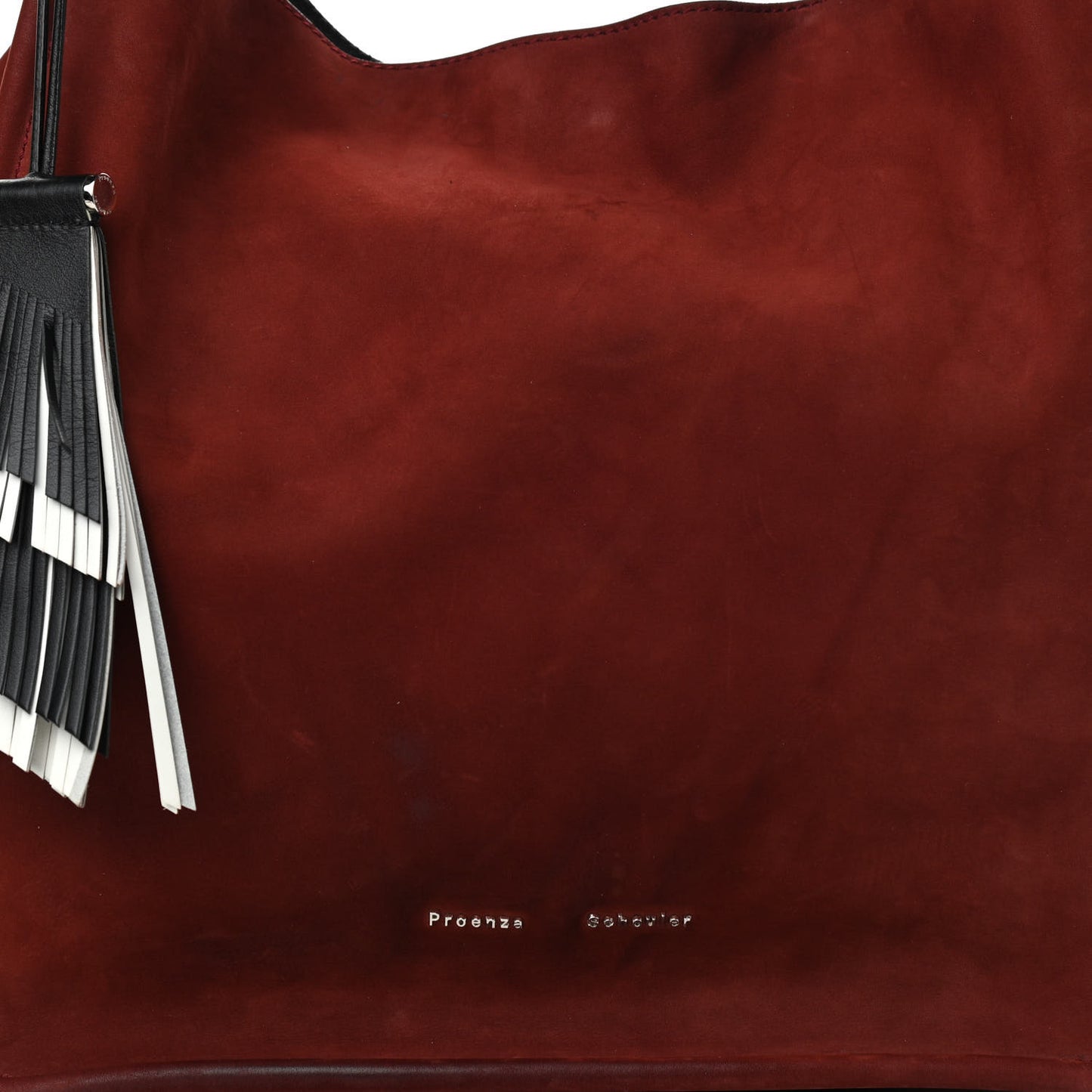 Suede L Tote Midnight Plum