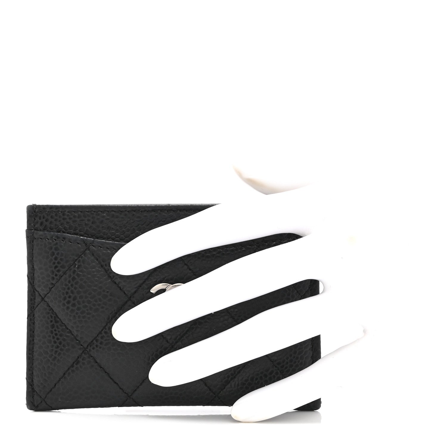 Chanel Caviar Quilted Card Holder Black 2 of 9