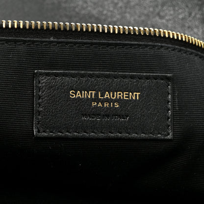 Saint Laurent Lambskin Quilted Maxi Icare Shopping Tote Black 7 of 15