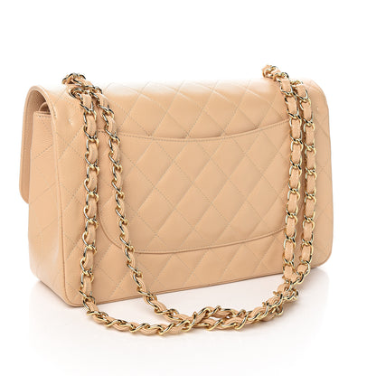 Chanel Caviar Quilted Jumbo Double Flap Beige Clair 2 of 9