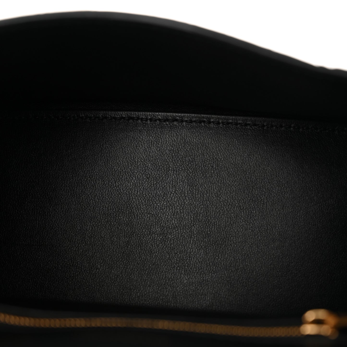 Shiny Calfskin Crocodile Embossed Small Hourglass Top Handle Bag  Black
