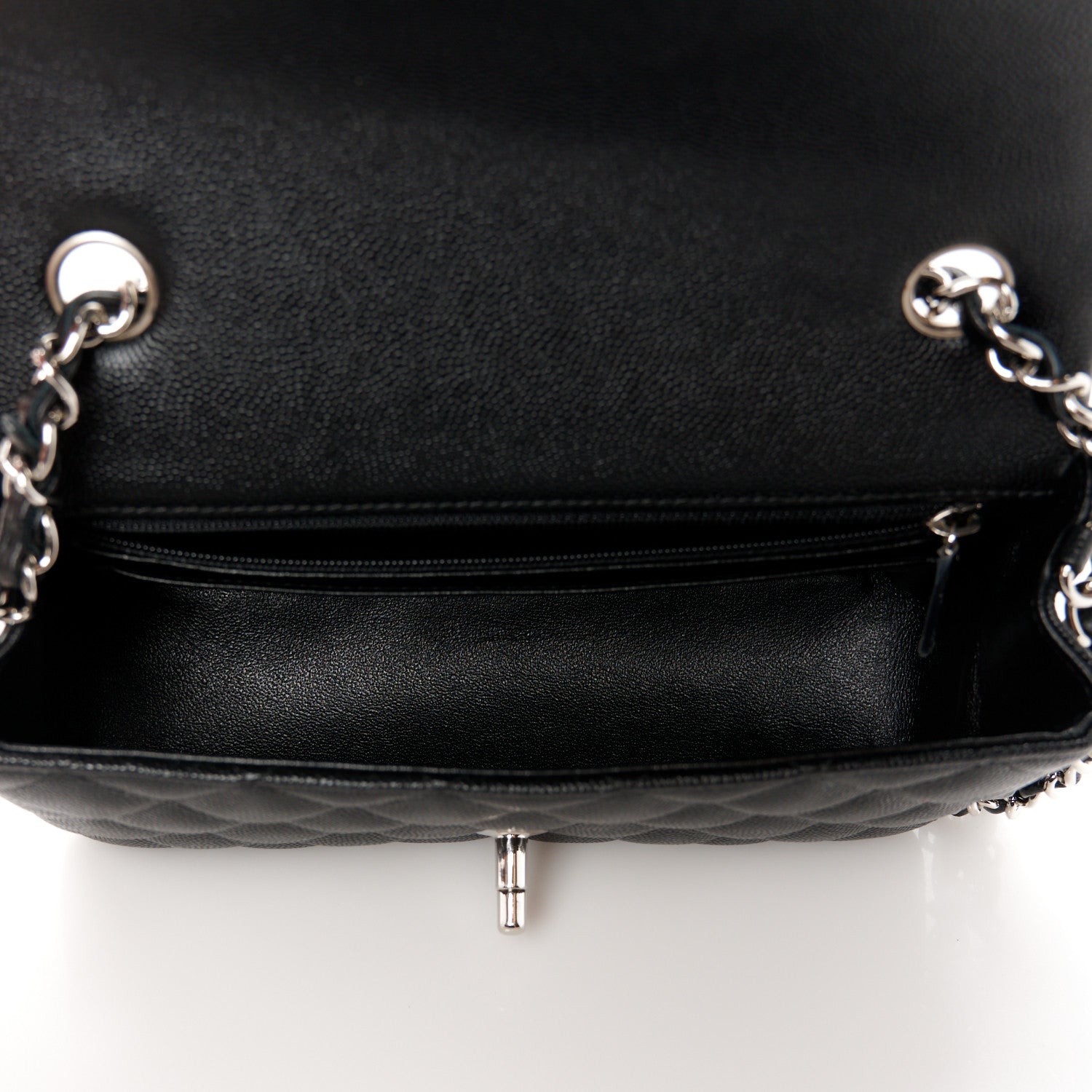 Chanel Caviar Quilted Mini Rectangular Flap Black 5 of 11