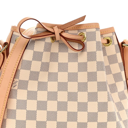 Louis Vuitton Damier Azur Noe BB 8 of 10