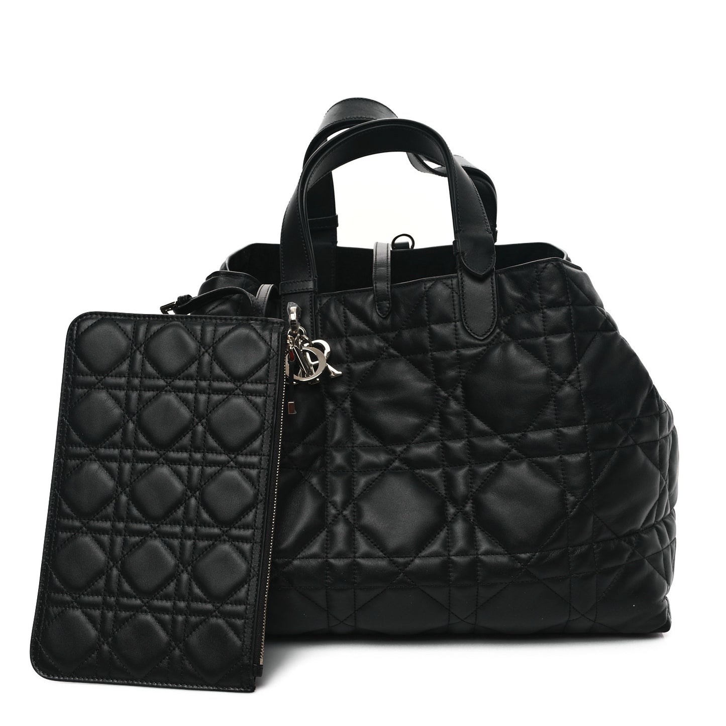 Calfskin Macrocannage Large Toujours Black