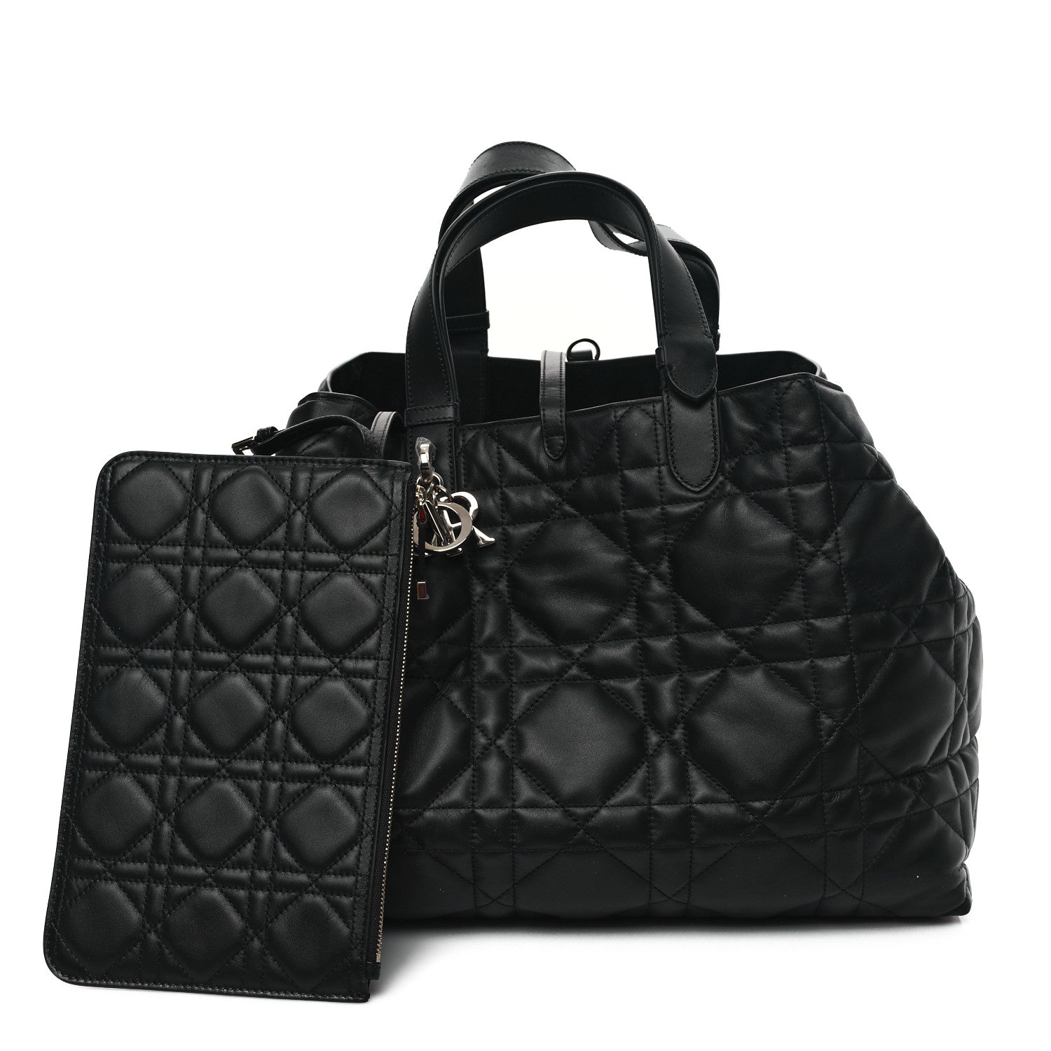 Christian Dior Calfskin Macrocannage Large Toujours Black 3 of 11