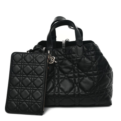 Christian Dior Calfskin Macrocannage Large Toujours Black 3 of 11