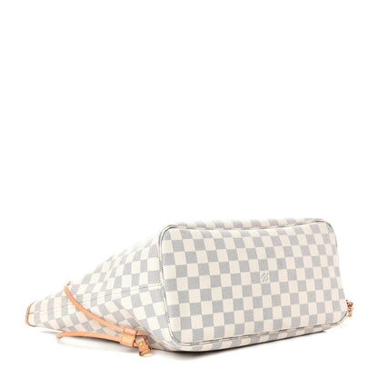 Louis Vuitton Damier Azur Neo Neverfull MM Rose Ballerine 5 of 10