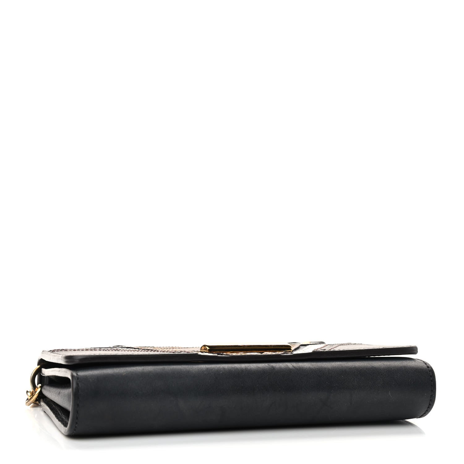 Louis Vuitton Veau Satin Monogram Twist Chain Wallet 4 of 10