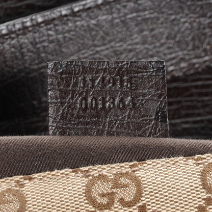 Gucci Monogram Horsebit Chain Flap Brown 7 of 7