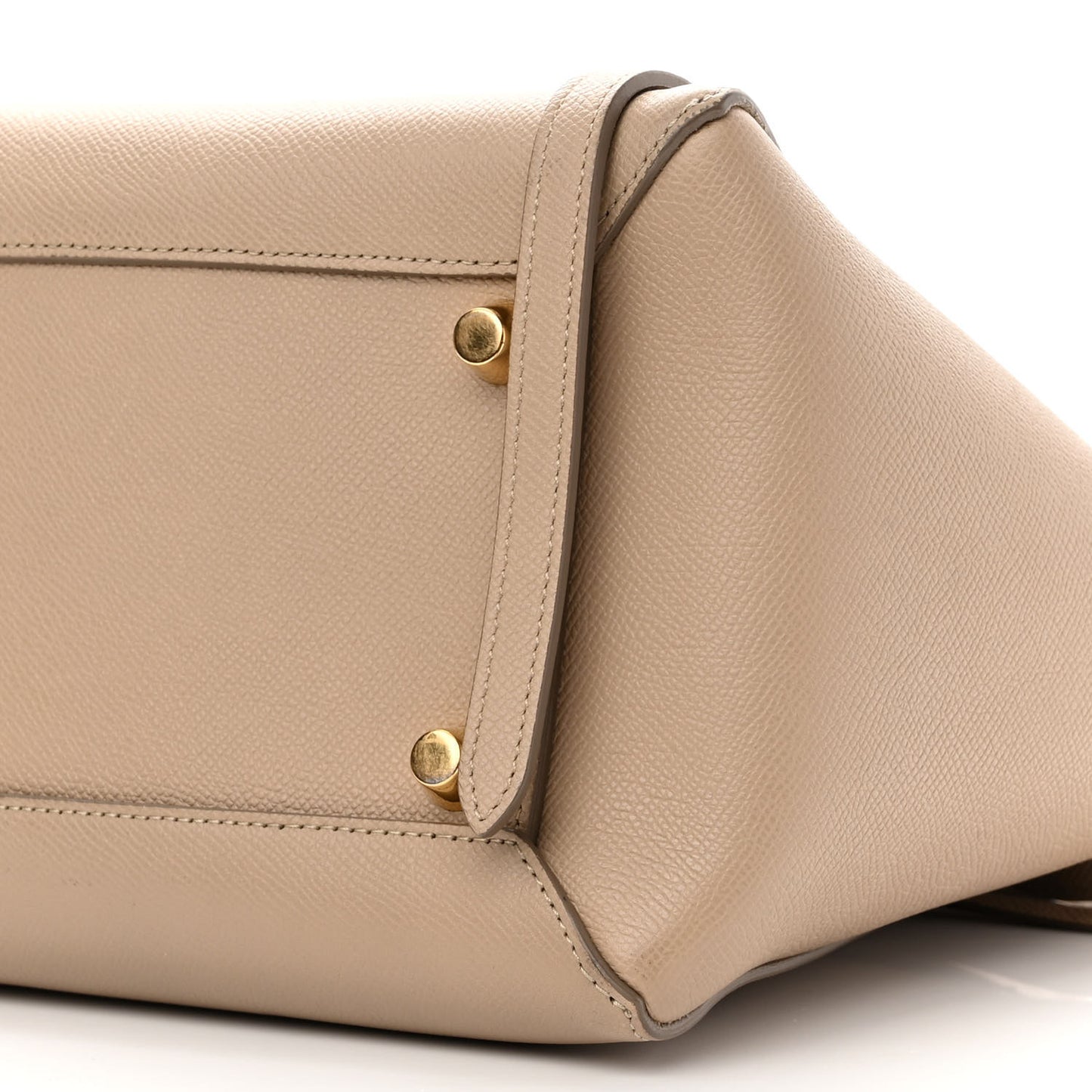 Grained Calfskin Mini Belt Bag Light Taupe