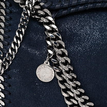 Stella McCartney Shaggy Deer Mini Falabella Fold Over Tote Navy 8 of 12
