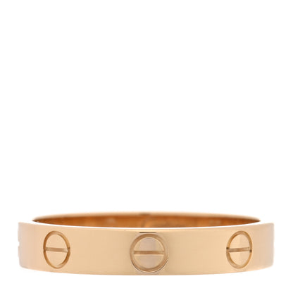 Cartier 18K Yellow Gold 3.5mm LOVE Wedding Band Ring 55 7.25 1 of 4