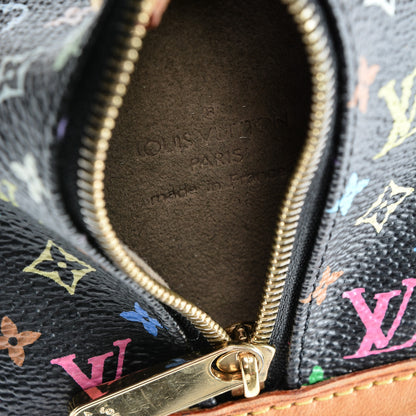 Louis Vuitton Monogram Multicolor Berlingot Coin Purse Black 6 of 7