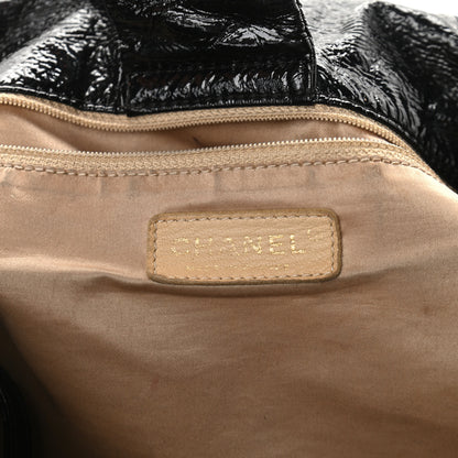Chanel Vinyl XL Rock and Chain Flap Black 6 of 10