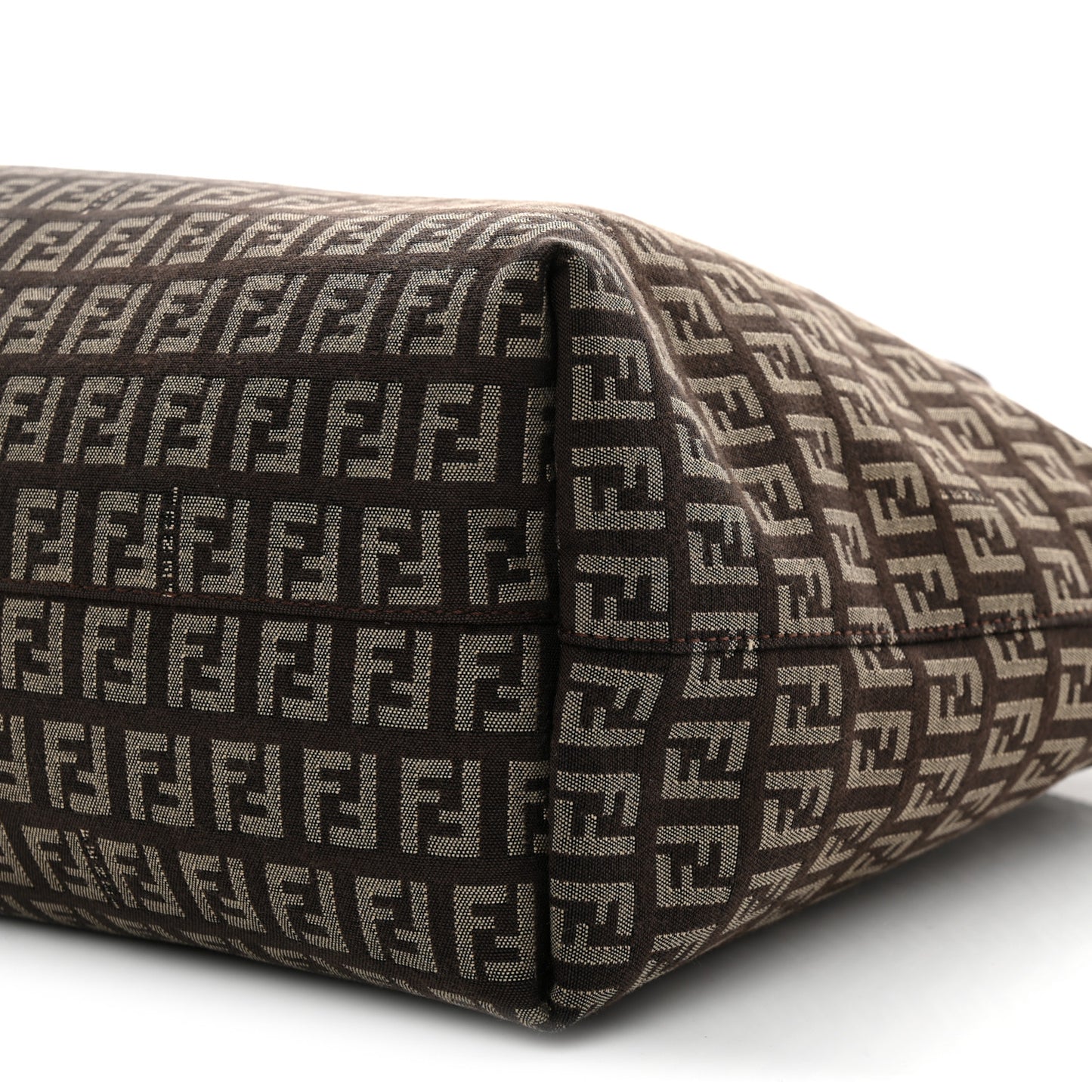 Zucchino Vitello Roll Tote Testa di Moro Beige