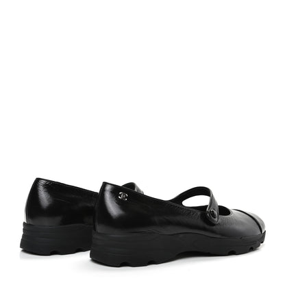 Chanel Calfskin Mary Jane Strap Pumps 40.5 Black 4 of 7