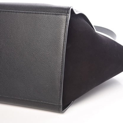 Celine Drummed Calfskin Suede Medium Trapeze Black 9 of 14