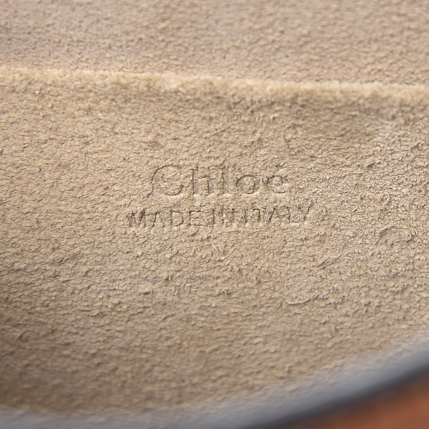 Chloe Calfskin Suede Small Nile Bracelet Bag Caramel 8 of 11