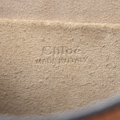 Chloe Calfskin Suede Small Nile Bracelet Bag Caramel 8 of 11