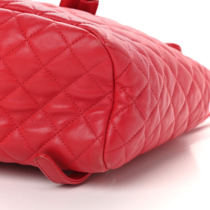 Chanel Lambskin Quilted Small Urban Spirit Backpack Red 9 of 14