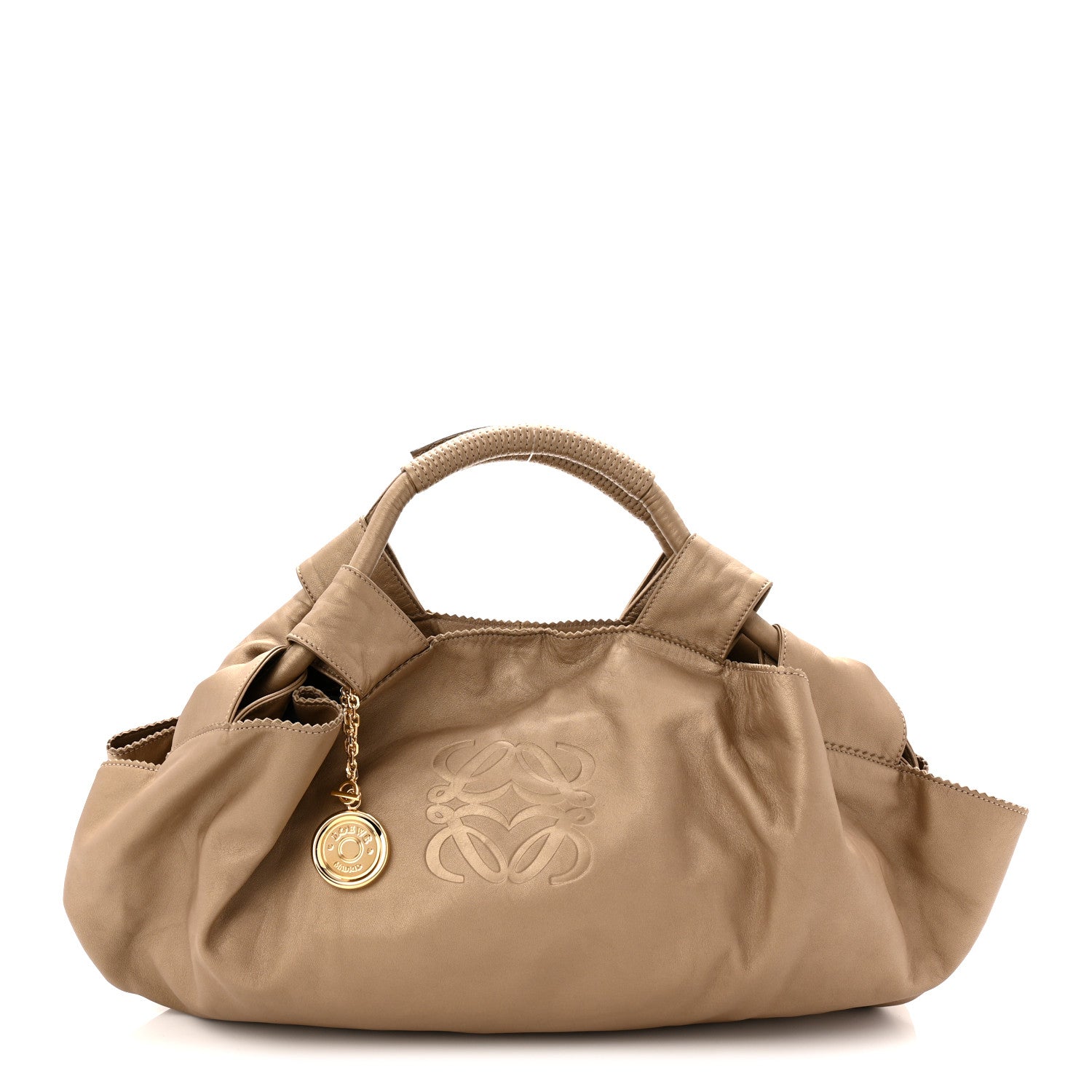 Loewe Metallic Nappa Aire Shoulder Bag Gold 1 of 10