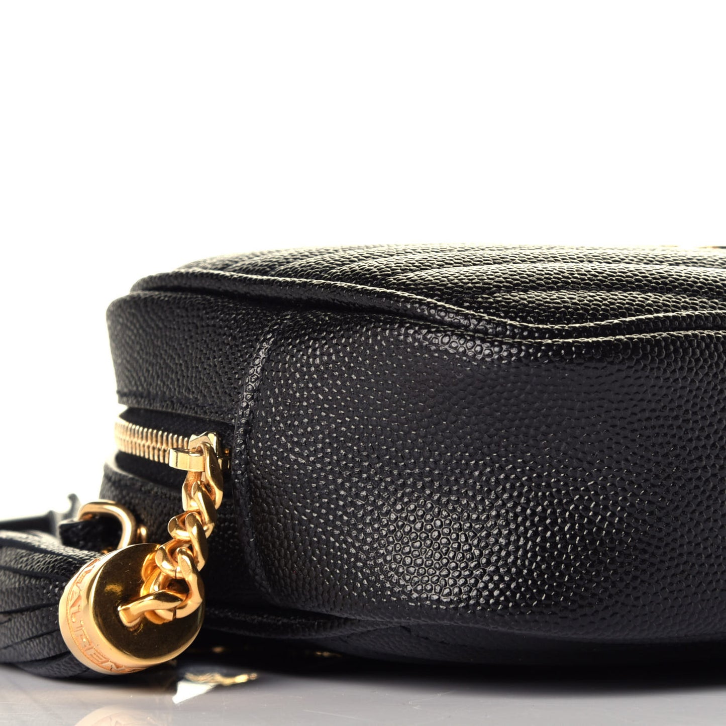 Grain De Poudre Matelasse Monogram Mini Lou Camera Bag Black