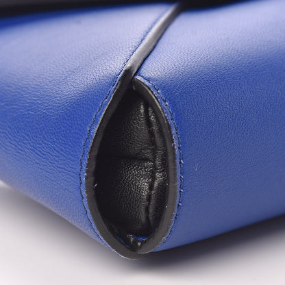 Givenchy Lambskin Medium Shark Lock Envelope Shoulder Bag Blue 10 of 15