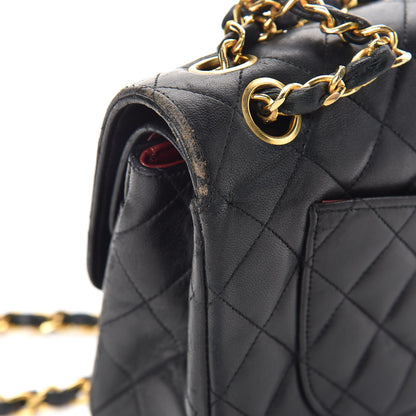 Chanel Lambskin Quilted Small Double Flap Black 20 of 20