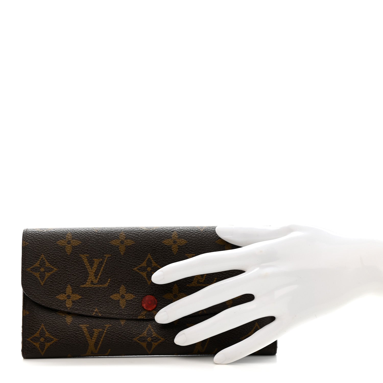 Louis Vuitton Monogram Emilie Wallet Red 2 of 14