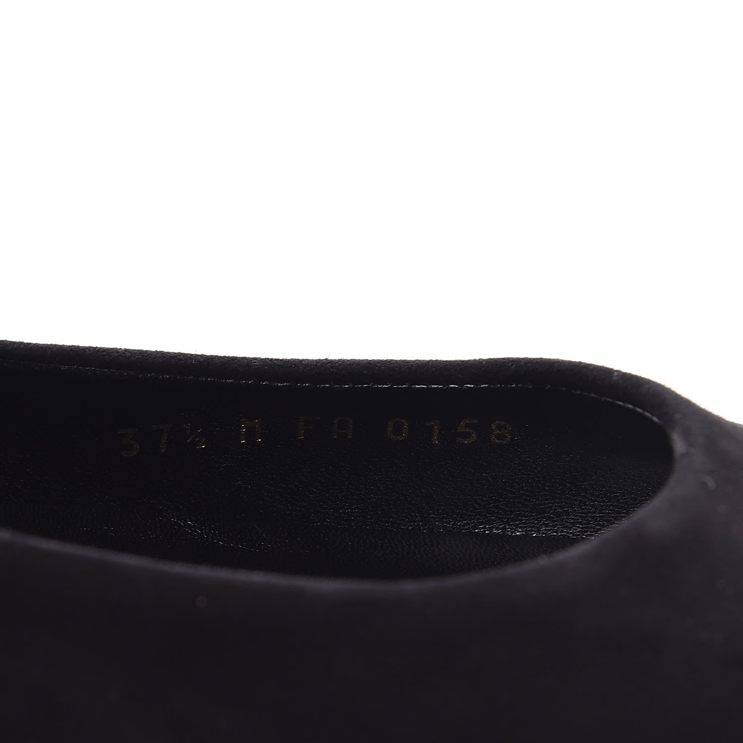 Louis Vuitton Suede Monogram Uniformes Ballet Flats 37.5 Black 8 of 12