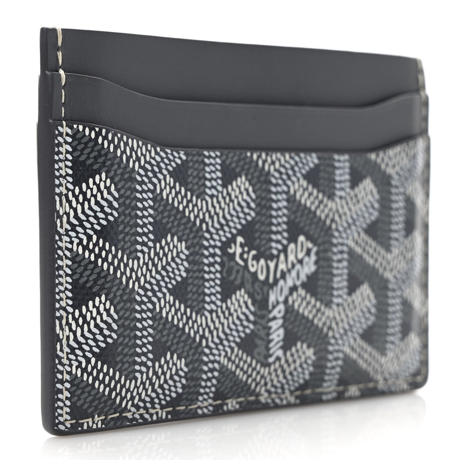 Goyard Goyardine Saint Sulpice Card Holder Grey 3 of 6