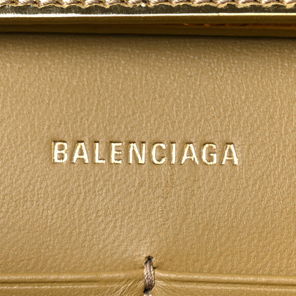 Balenciaga Mirror Calfskin Hourglass Chain Bag Gold 6 of 13