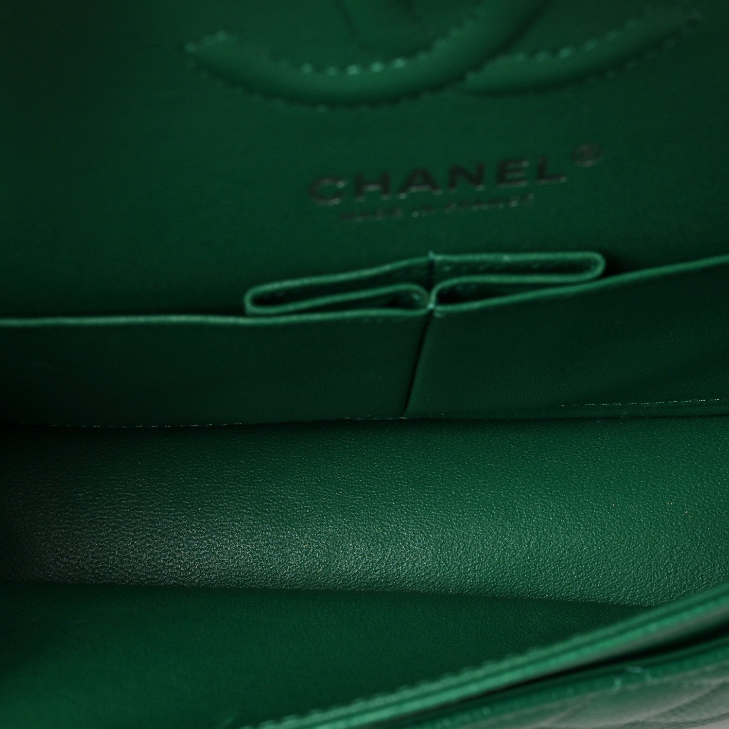 Chanel Caviar Quilted Small Double Flap Green 5 of 9