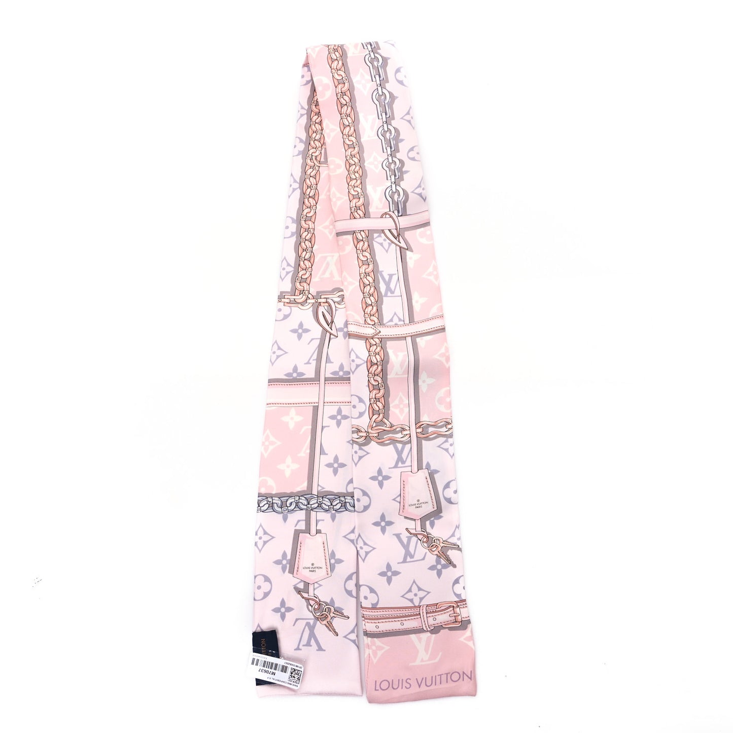 Silk Monogram Confidential Bandeau Light Pink