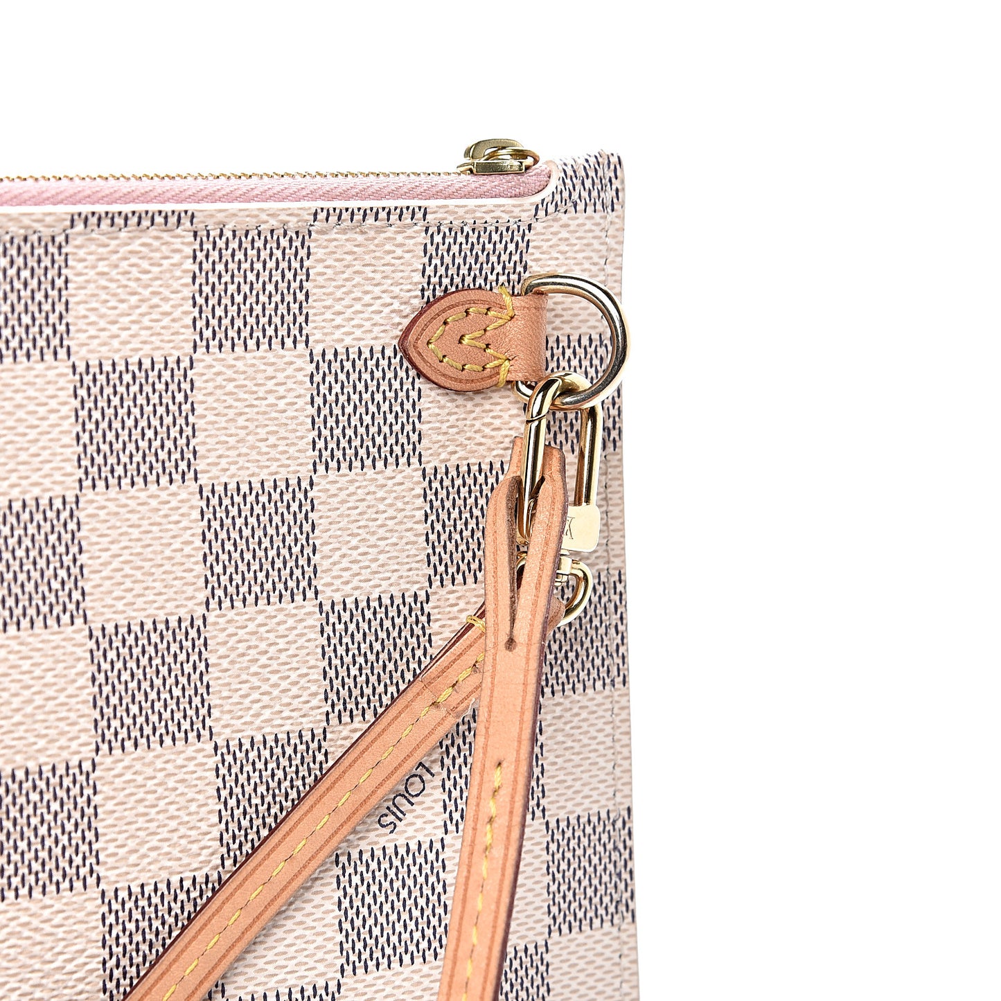 Damier Azur Neverfull MM GM Pochette Rose Ballerine