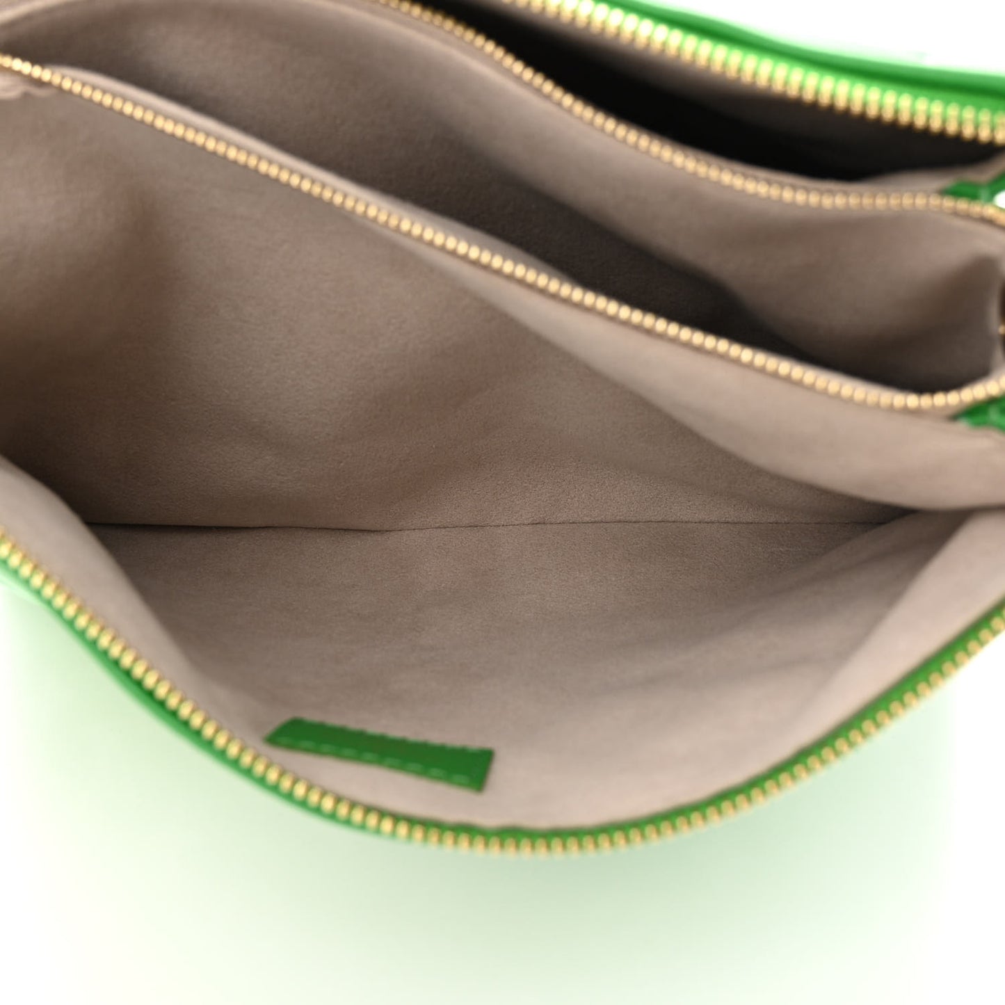 Lambskin Embossed Monogram LV Match Coussin PM Green White