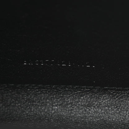 Saint Laurent Grain De Poudre Matelasse Chevron Monogram Monochrome Chain Wallet Black 7 of 11