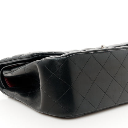 Chanel Lambskin Quilted Jumbo Double Flap Black 10 of 11