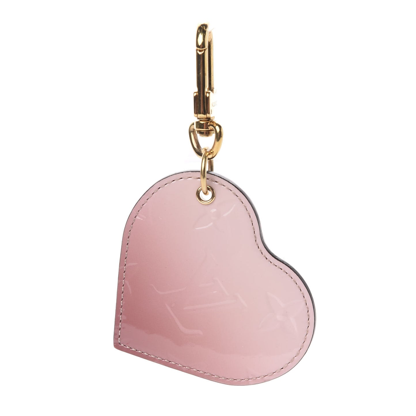 Vernis Degrade Heart Bag Charm Pink
