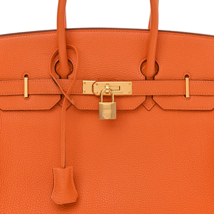 Hermes Togo Birkin 35 Orange 8 of 16